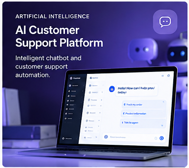 Illustrative AI Customer Support dashboard preview