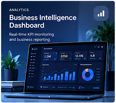 Illustrative Business Intelligence Dashboard dashboard preview